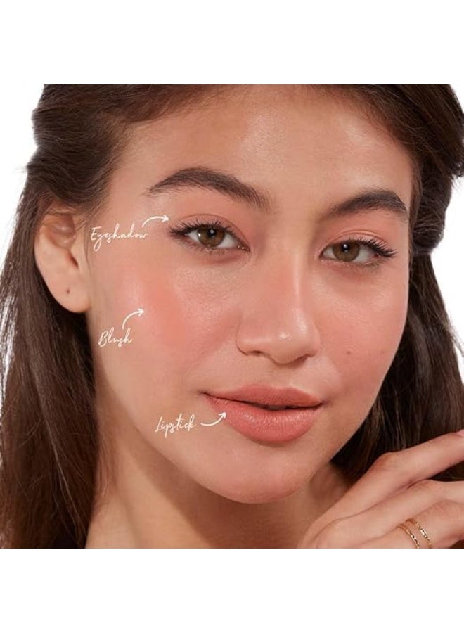 Kiro Wonder Wand Multi-Stick – Apricot Crush, 7.5g | 3-in-1 Stick - Blush, Eyeshadow & Lip Tint | Creamy, Weightless & Long-Lasting | Infused with Rosehip, Avocado & Moringa Oil - Image 3